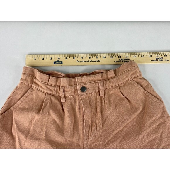 New In Collection Women Medium Blush Shorts Cutoff Cuff Scrunch Waist NWT - Picture 4 of 5